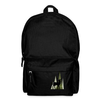 Hirsch - Rucksack - Schwarz - Vorne