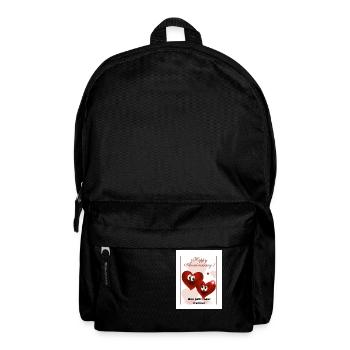 Bon anniversaire mon coeur - Sac à dos - noir - Devant