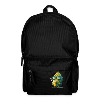 Figurine de houblon cool avec de la bière - Sac à dos - noir - Devant