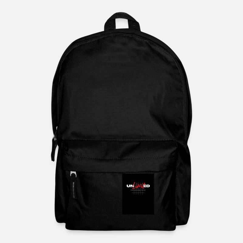 Unlimited Schriftzug, modern - Rucksack - Schwarz