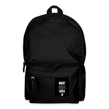 Nicht müde nur Augen zu - Rucksack - Schwarz - Vorne