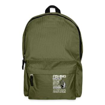 FISHING - Backpack - olive green - Front