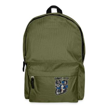 Épervier // Illustration - Sac à dos - vert olive - Devant
