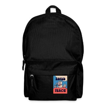 420 Weltfriedens-Morgentee - Rucksack - Schwarz - Vorne
