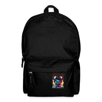 Chibi Prowl & Booo! Mondbeschienenes Lykan-T-Shirt! - Rucksack - Schwarz - Vorne