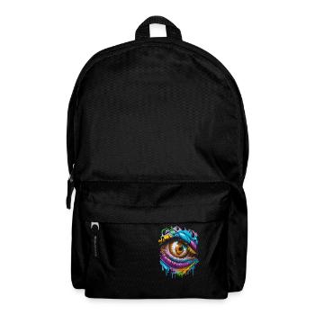 Graffiti Street Art Spray Vintage Schablone Retro - Rucksack - Schwarz - Vorne