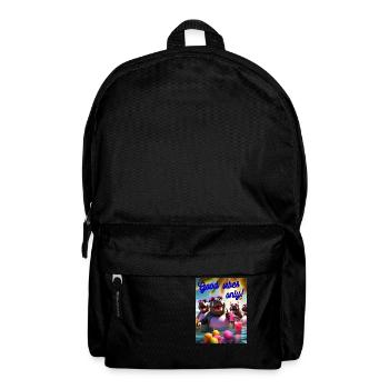 Partymode on - Rucksack - Schwarz - Vorne