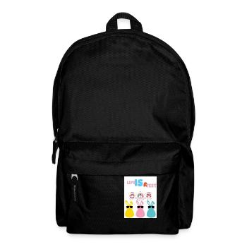 La vie est une épreuve. La vie est une épreuve. - Sac à dos - noir - Devant
