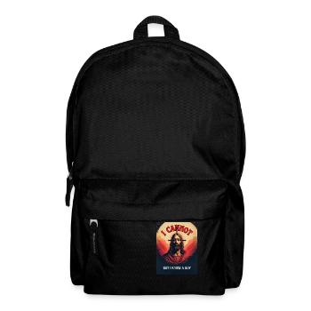 "I cannot but I know a Guy" religious humor, fun - Backpack - black - Front