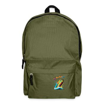 Sea sun & surf - Sac à dos - vert olive - Devant