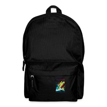 Wave chaser, living on the beach - Sac à dos - noir - Devant