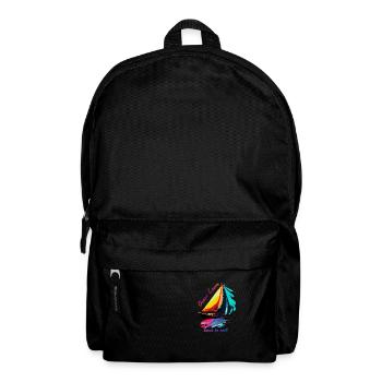 Ocean Lover, born to sail. Voilier - Sac à dos - noir - Devant