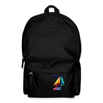 Save the Ocean. Voilier - Sac à dos - noir - Devant