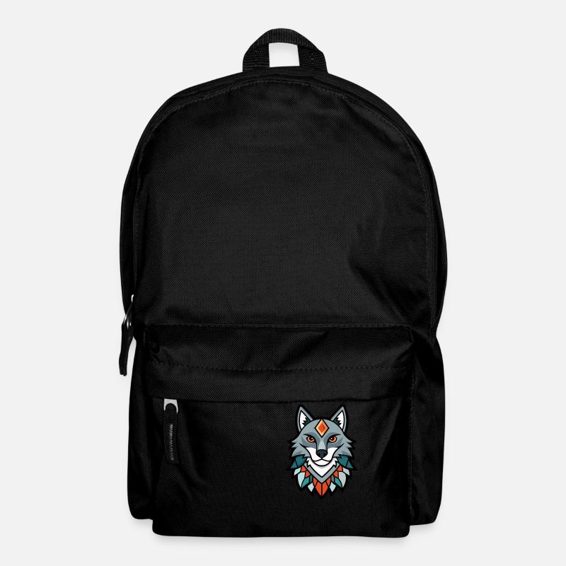 Mahakali Mystischer Wolfskult - Rucksack - Schwarz