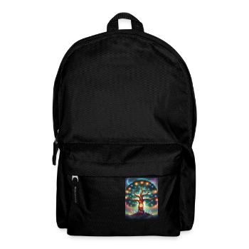 Baum des Lebens - Tree of Life, Geschenk - Rucksack - Schwarz - Vorne