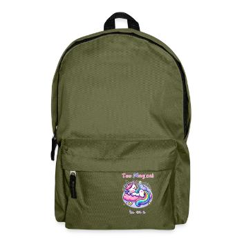 Too Magical to Care - Backpack - olive green - Front