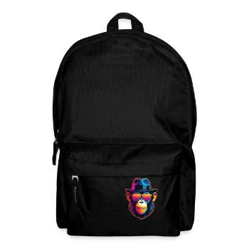 Singe Néon - Sac à dos - noir - Devant