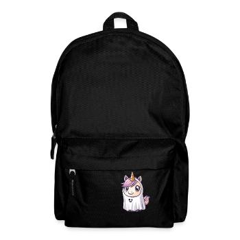 Unicorn Halloween Funny Ghost - Backpack - black - Front