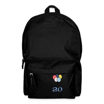 20. 20 YEARS. 20th ANNIVERSARY. 20 YEARS ANNIVERSARY. - Backpack - black - Front