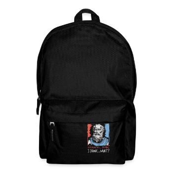 Socrates joke for philosophy fans - Backpack - black - Front