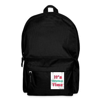 It's Christmas time - Rucksack - Schwarz - Vorne