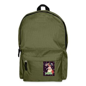 The dyslexic auditor 20241224 115242 0000 - Backpack - olive green - Front