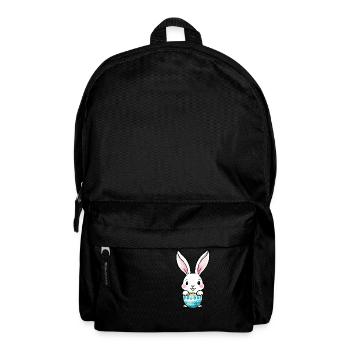 Easter Bunny Easter Watercolor - Backpack - black - Front