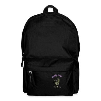 Frohe Ostern Osterhase Spruch Geschenkidee - Rucksack - Schwarz - Vorne
