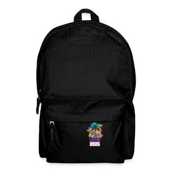 Bali 2025 Urlaub Palmen - Rucksack - Schwarz - Vorne