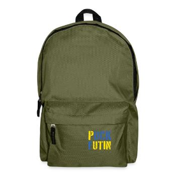 Puck futin Ukraine - Backpack - olive green - Front