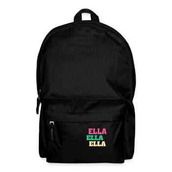 Ella Geschenke zum Geburtstag Ellas Name Ellachen - Rucksack - Schwarz - Vorne