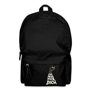 Eine Prise Fick Dich - Rucksack - Schwarz - Vorne