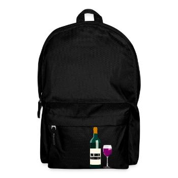 Wein - Rucksack - Schwarz - Vorne