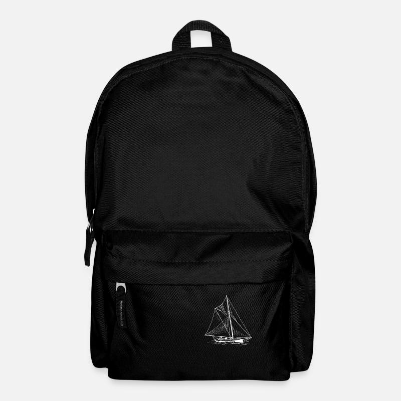 sailboat - Backpack - black
