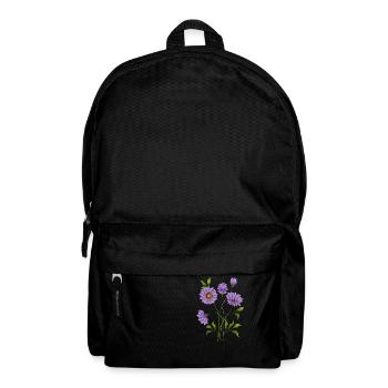 Colorful flowers - Backpack - black - Front