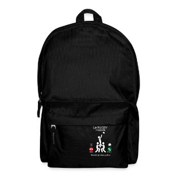 Le rugby m'appelle cadeau humoristique rugbyman - Sac à dos - noir - Devant
