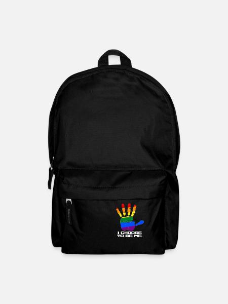 Coole schwule Identität - Rucksack - Schwarz