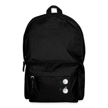 Radtour Fahrrad - Rucksack - Schwarz - Vorne
