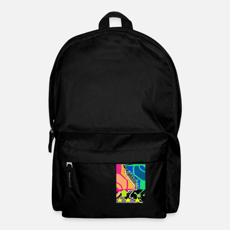 Graffiti-Flagge 1 - Rucksack - Schwarz