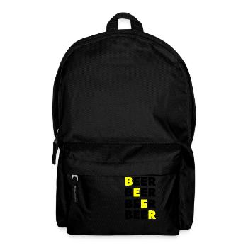 Bier Bier Bier Bier - Rucksack - Schwarz - Vorne