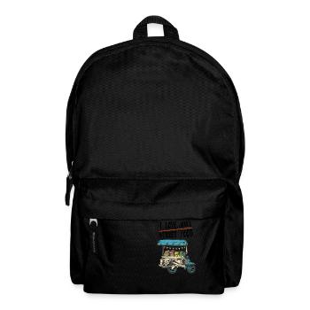 I Love Street Food kleines Mofa - Rucksack - Schwarz - Vorne