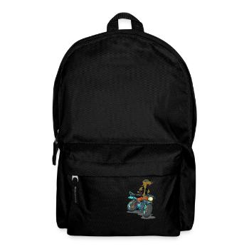 Daxhond et sa moto - Sac à dos - noir - Devant