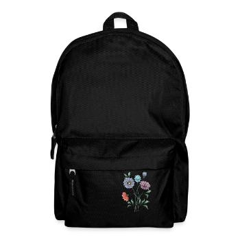 Flowers - Backpack - black - Front