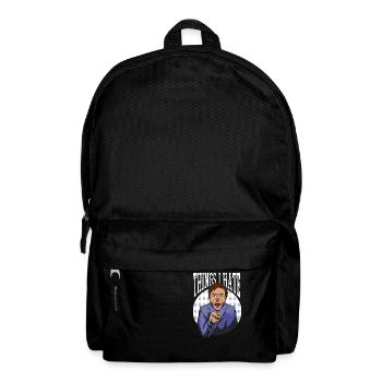 Dinge die ich hasse Dich Menschen Misanthrop Hass - Rucksack - Schwarz - Vorne