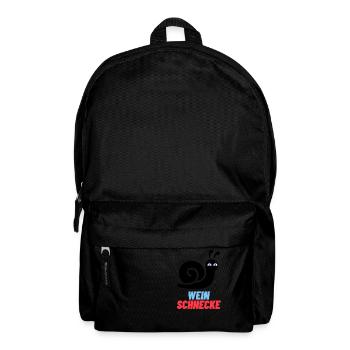 Wine Snail - Backpack - black - Front