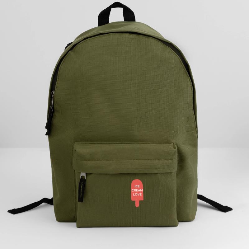 Eisliebe Eiscreme Liebe Eis Rucksack