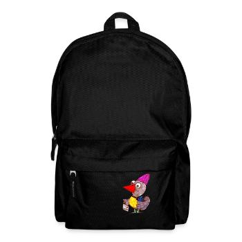 TV ist scheiße - Rucksack - Schwarz - Vorne