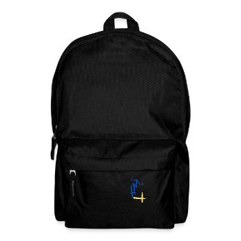 Line-faithful abstractness - Backpack - black - Front