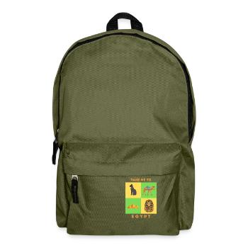 TAKE ME TO EGYPT - Backpack - olive green - Front