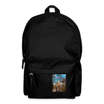 Hochhaus Coole Farbe Bäume - Rucksack - Schwarz - Vorne